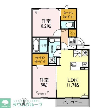 ロイジェントパークス レイクタウン III Mの物件間取画像